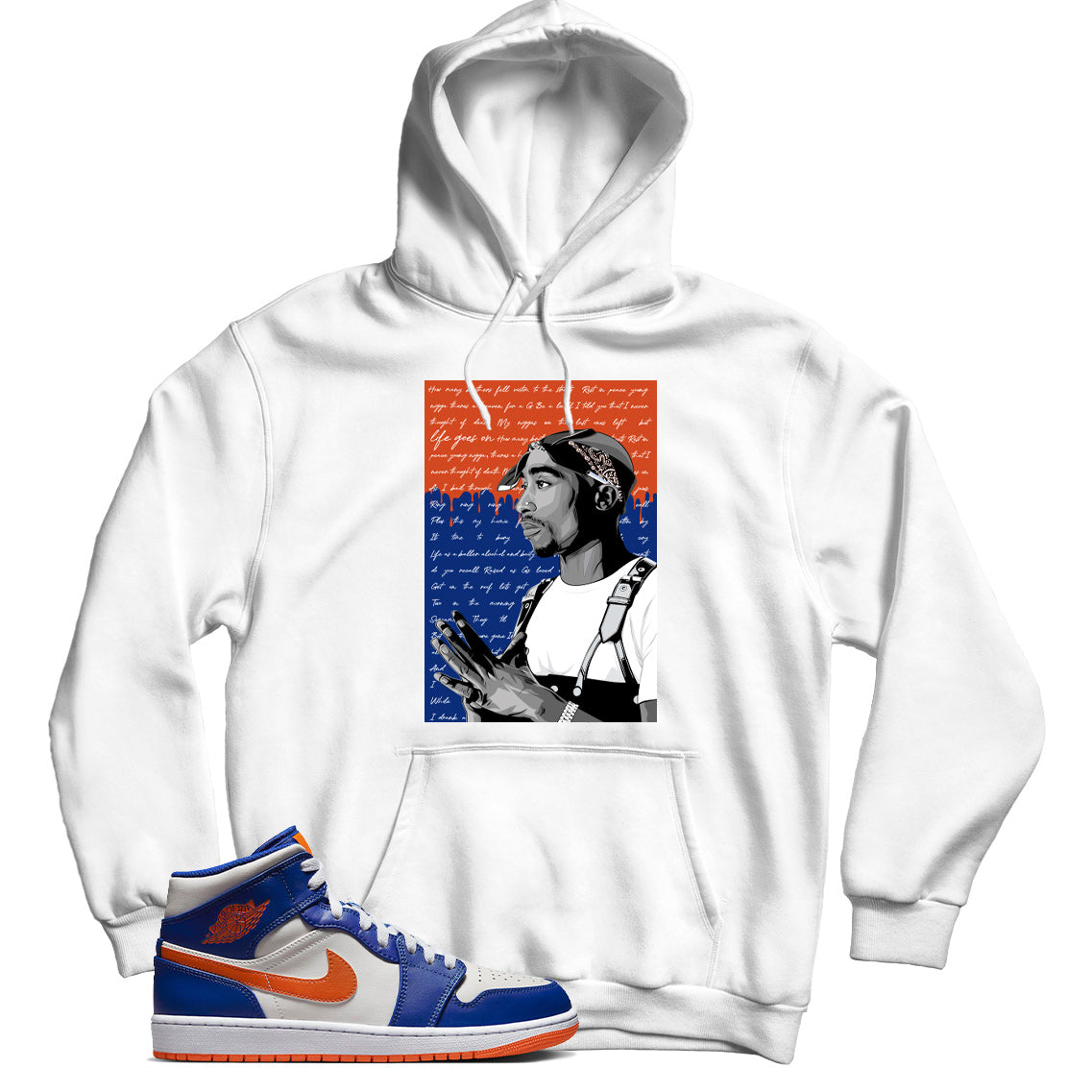 Jordan 1 Knicks hoodie