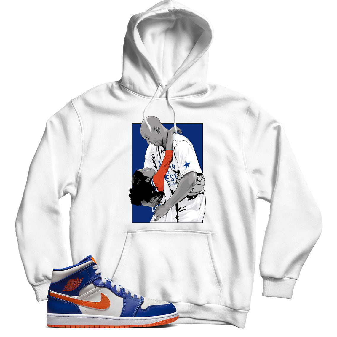 Jordan 1 Knicks hoodie