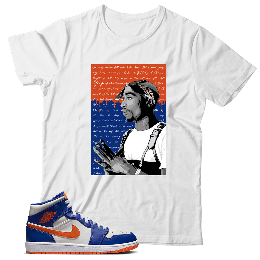 Jordan 1 Knicks shirt