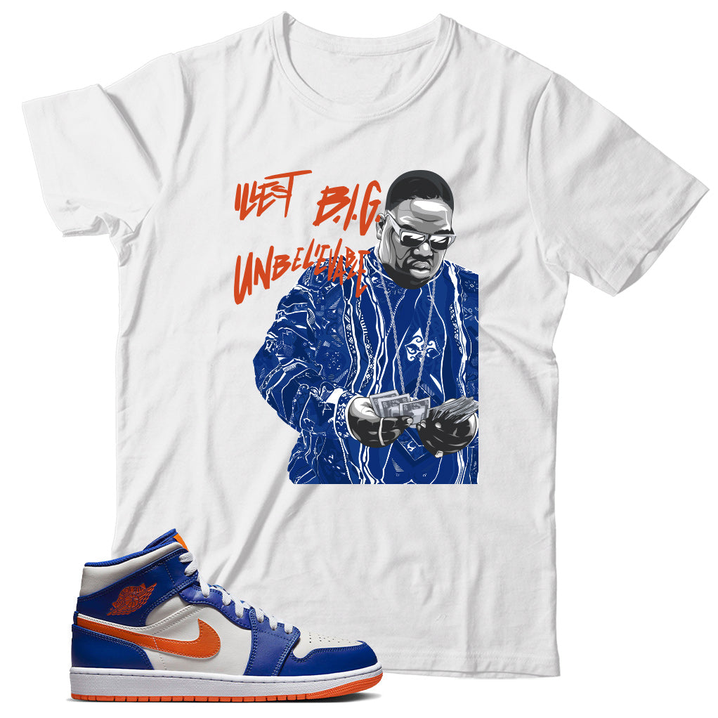 Jordan 1 Knicks shirt