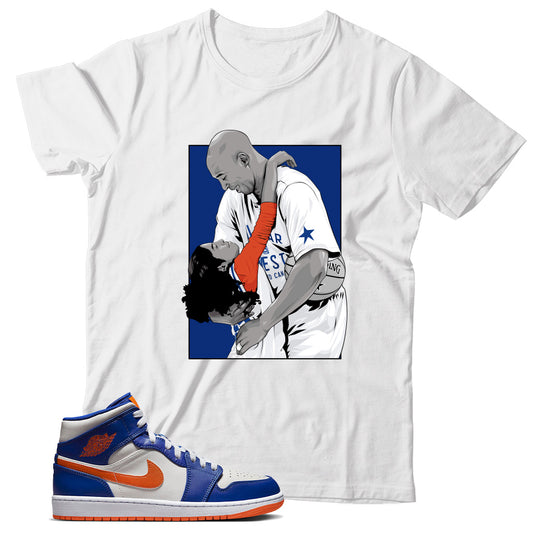 Jordan 1 Knicks shirt