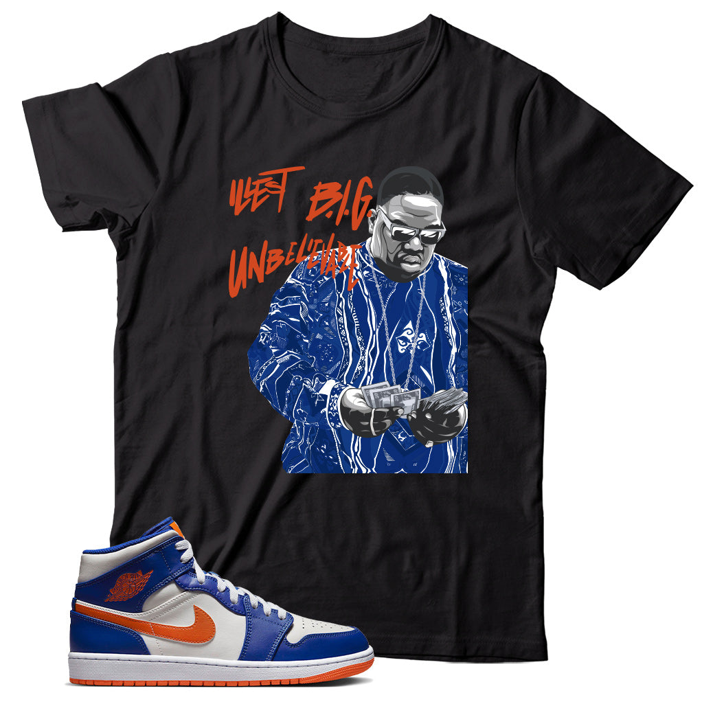 Jordan 1 Knicks shirt