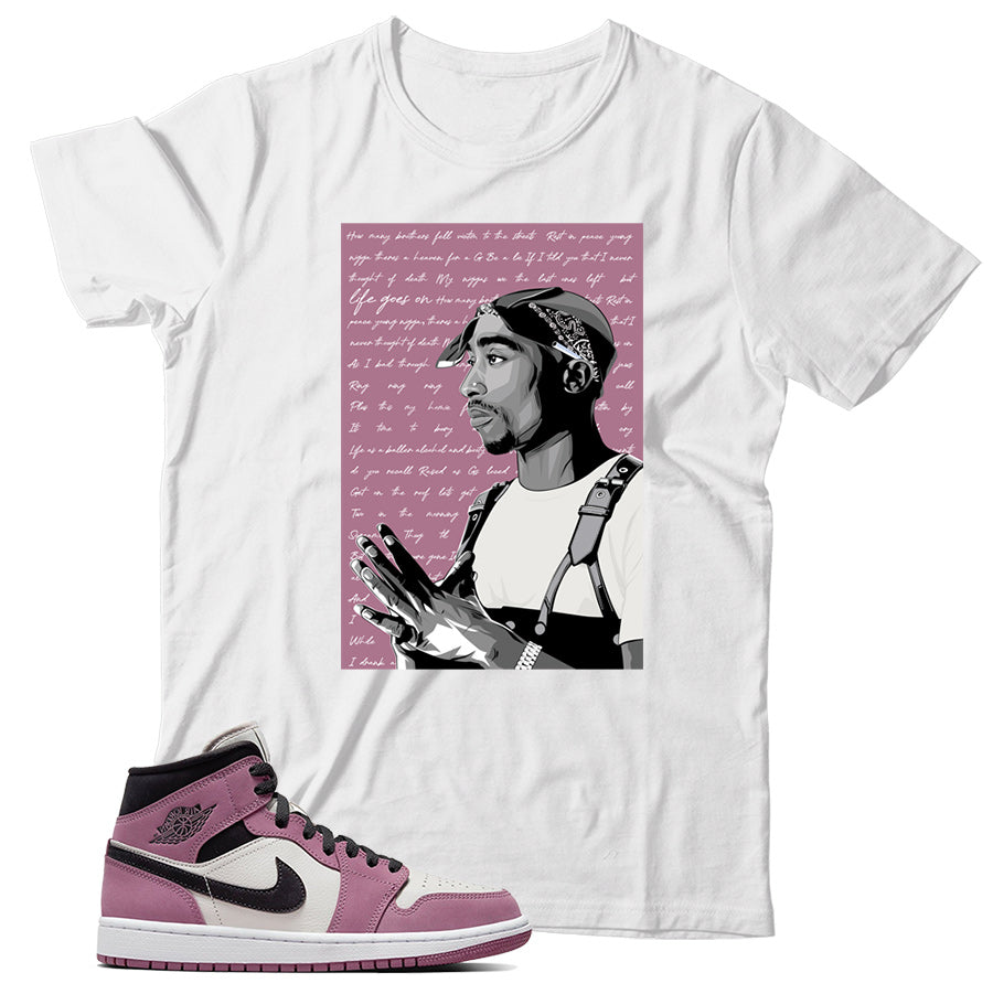 Jordan 1 Light Mulberry shirt