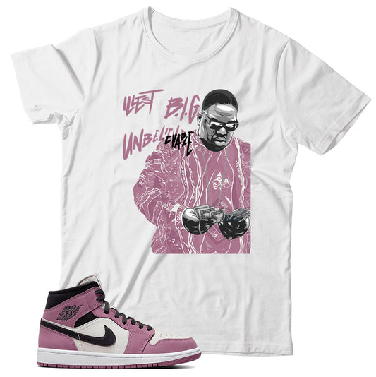 Jordan 1 Light Mulberry shirt