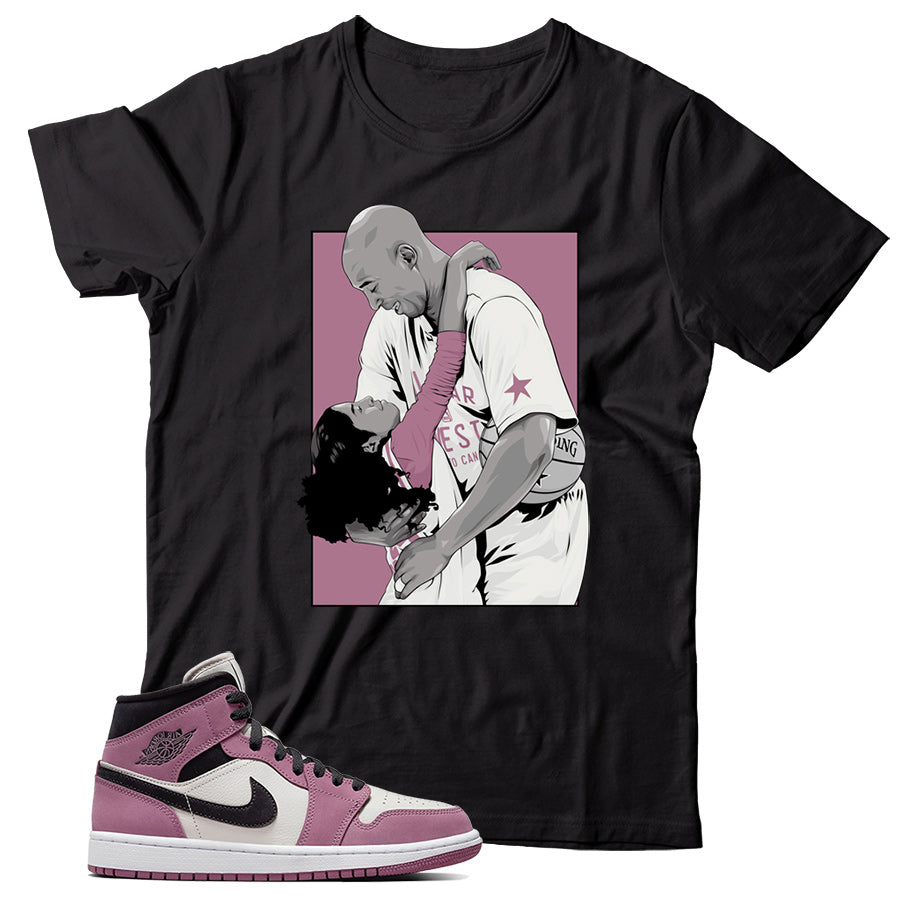 Jordan 1 Light Mulberry shirt