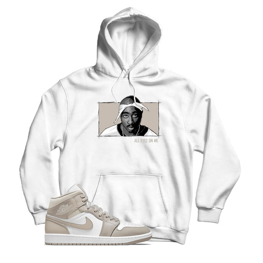 2P Hoodie Match Jordan 1 Linen (White)