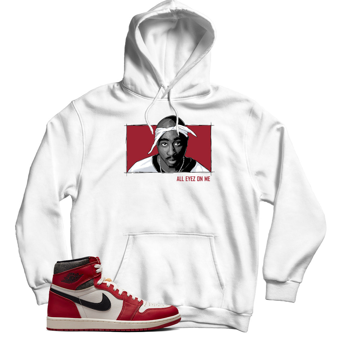 Jordan 1 Lost and Found hoodie