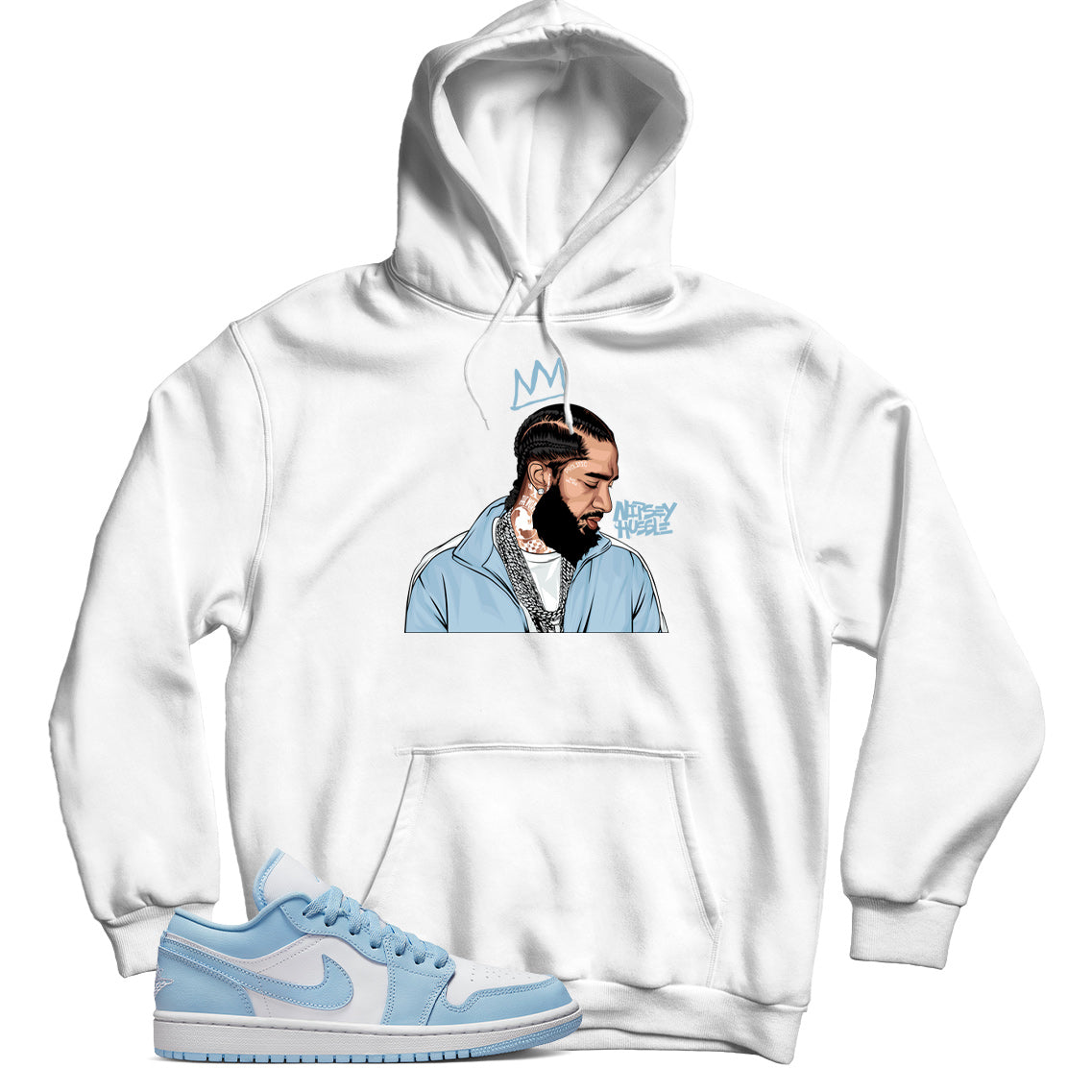 Jordan 1 Low Aluminum hoodie