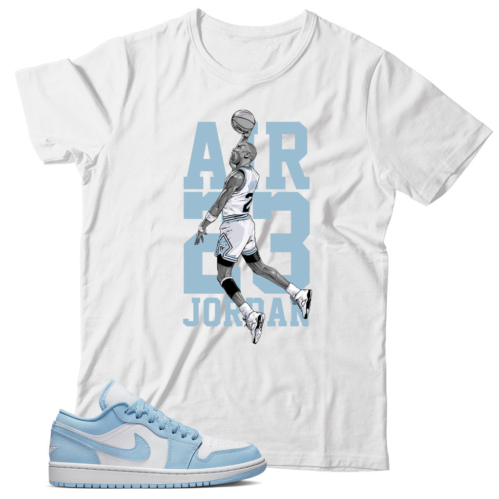 Jordan 1 Low Aluminum Match shirt