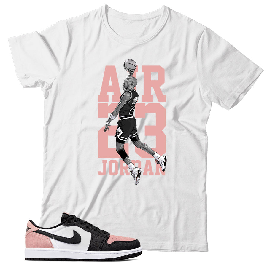 Jordan 1 Low Bleached Coral shirt