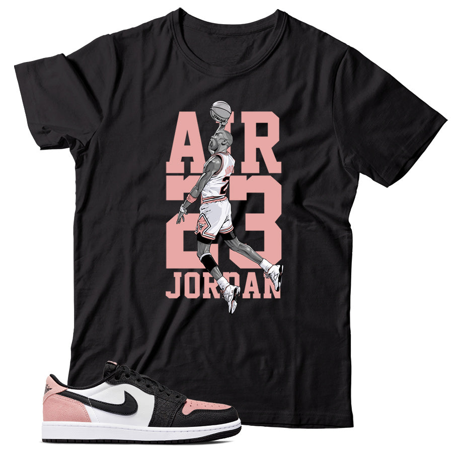 Jordan 1 Low Bleached Coral shirt