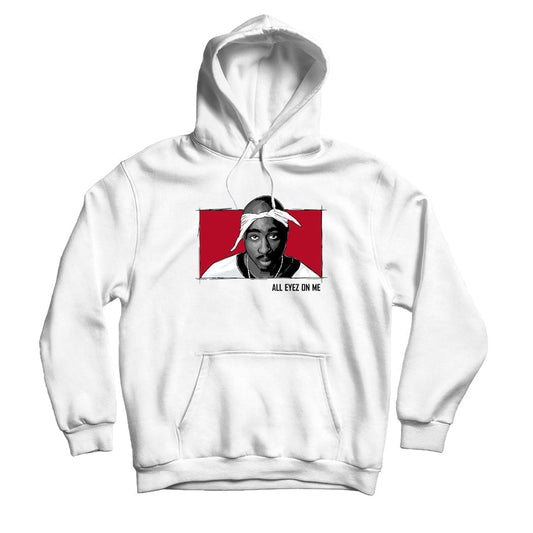 2 Pac Hoodie Match Jordan 1 Low Bred Toe (White)