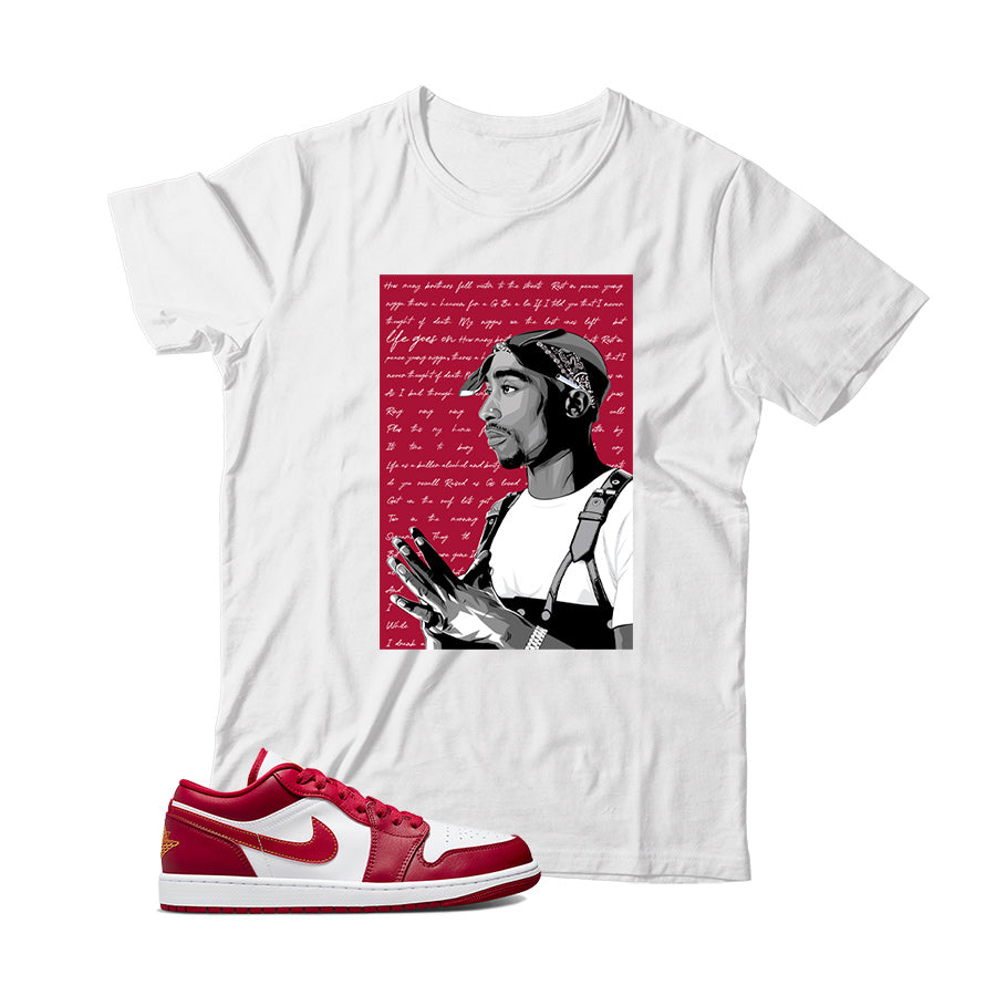 Jordan Low Cardinal Red shirt