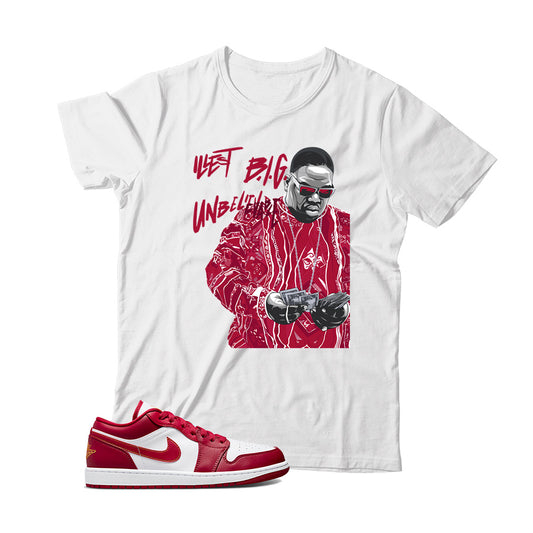 Jordan Low Cardinal Red shirt