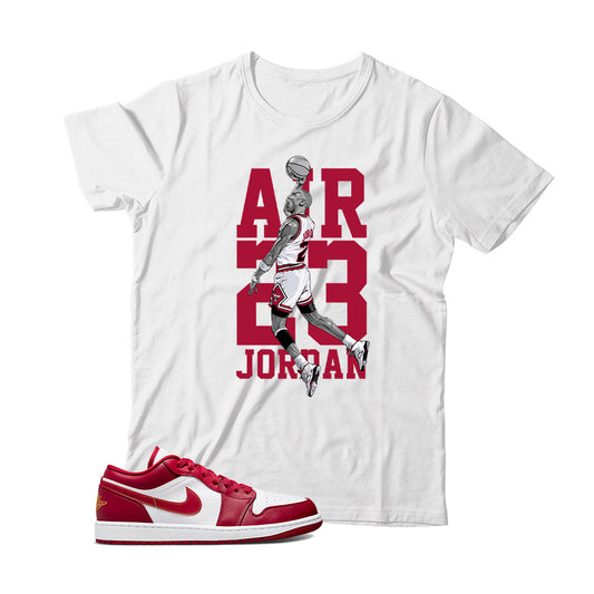 Jordan Low Cardinal Red shirt