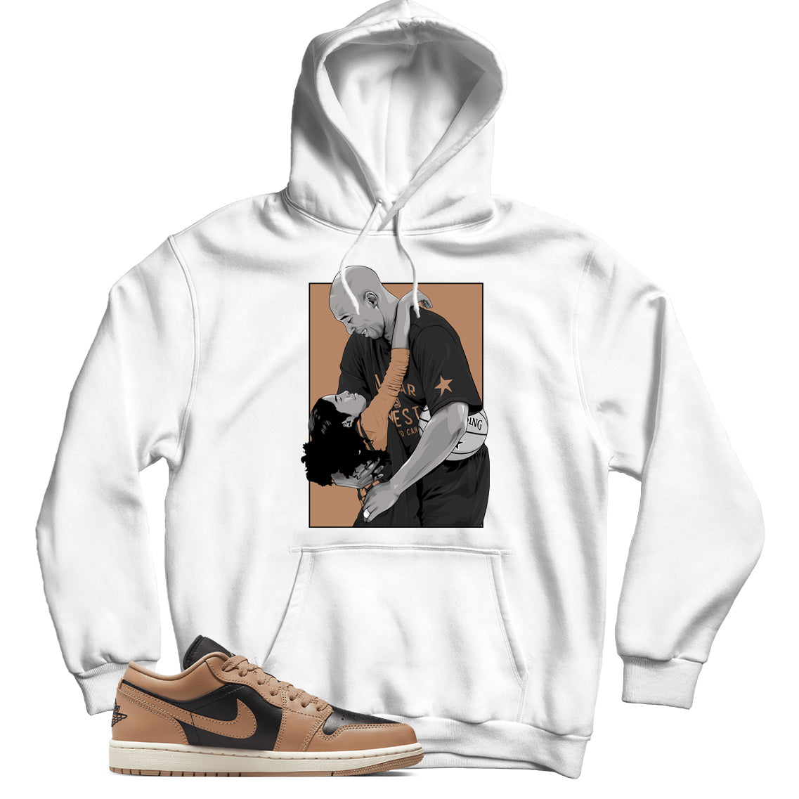 Jordan 1 Low Desert hoodie