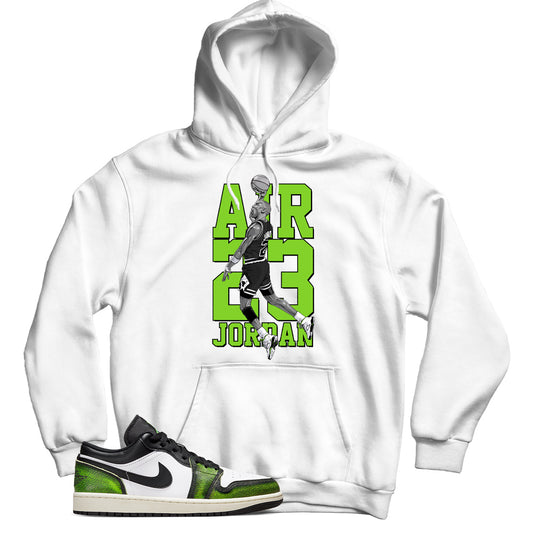 Jordan Low Electric Green hoodie