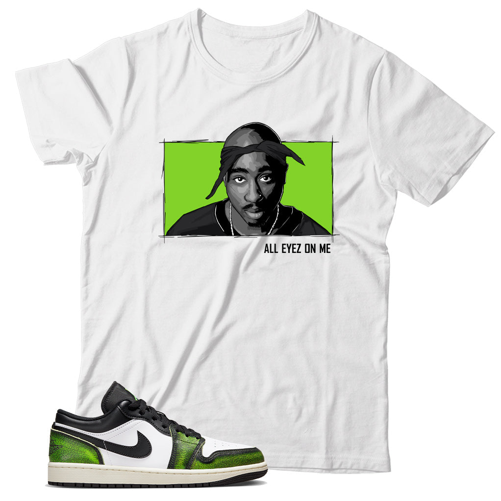 Jordan 1 Low Electric Green shirt