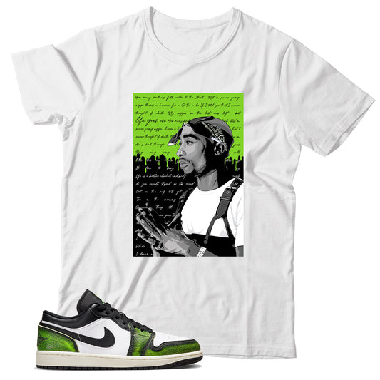 Jordan 1 Low Electric Green shirt