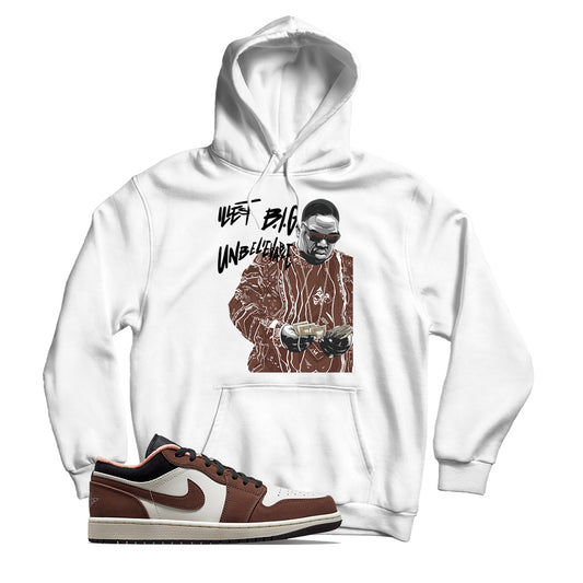 Jordan 1 Low Mocha hoodie