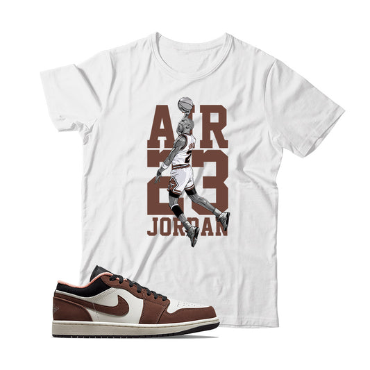 Jordan Low Mocha shirt