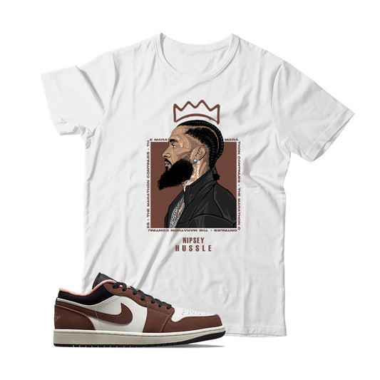 Jordan Low Mocha shirt