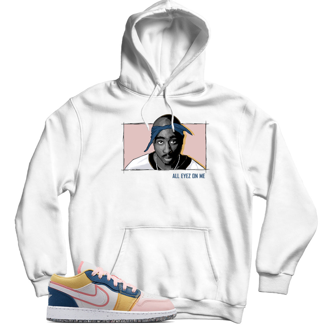 Jordan 1 Low Multi-Color Canvas shirt