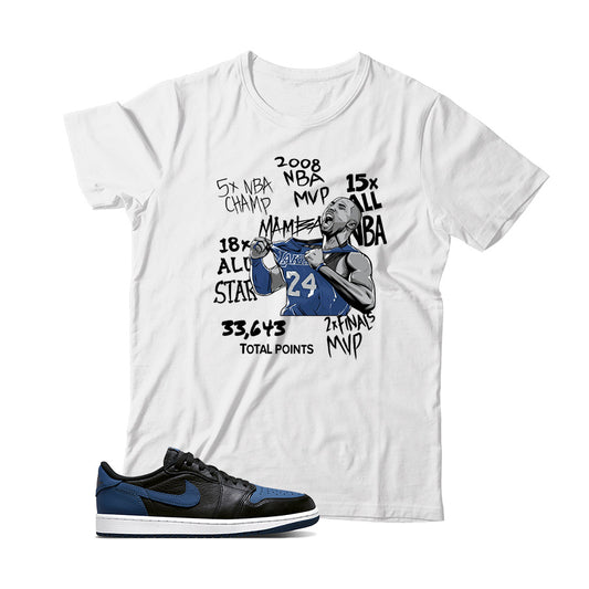 Jordan Low Mystic Navy shirt