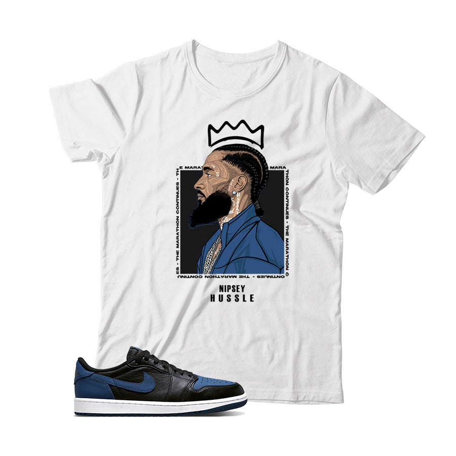 Jordan Low Mystic Navy shirt