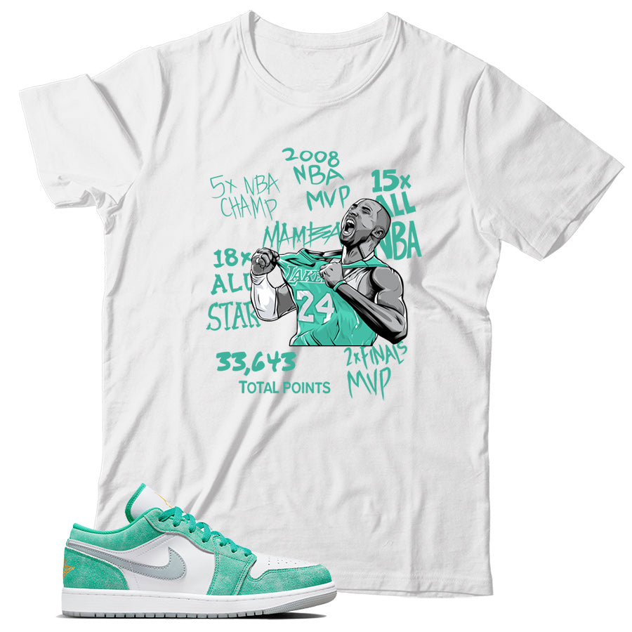 Jordan Low New Emerald shirt