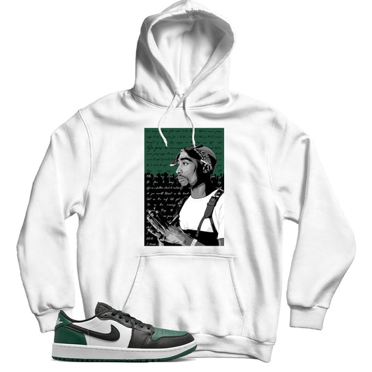 Jordan 1 Low Golf Noble Green hoodie