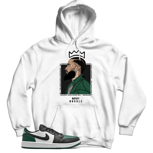 Jordan 1 Low Golf Noble Green hoodie