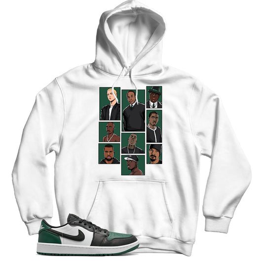 Jordan 1 Low Golf Noble Green hoodie