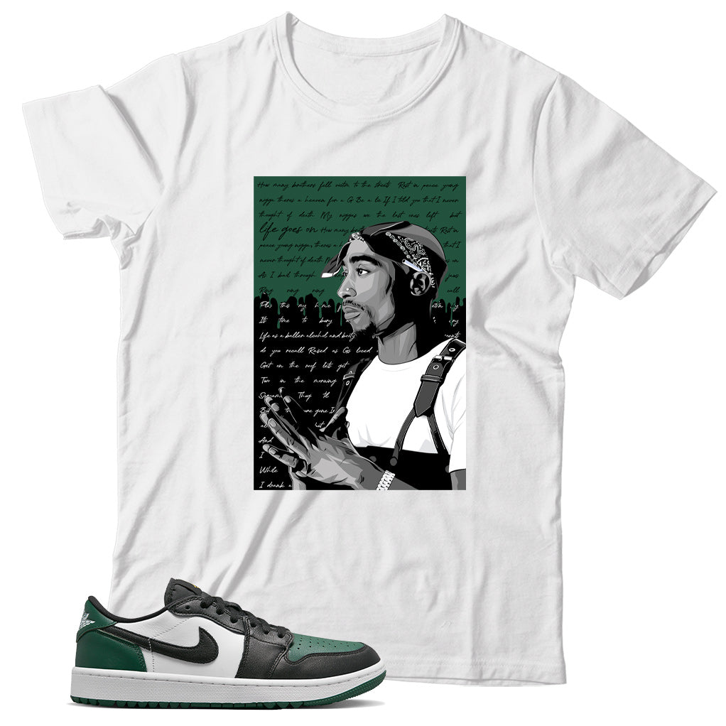 Jordan 1 Low Golf Noble Green shirt