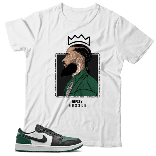 Jordan 1 Low Golf Noble Green t shirt