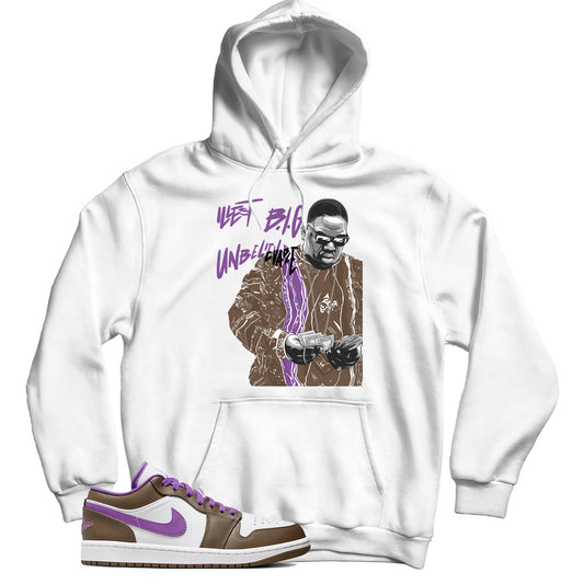 Jordan 1 Low Purple Mocha hoodie
