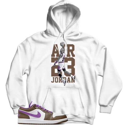 Jordan 1 Low Purple Mocha hoodie