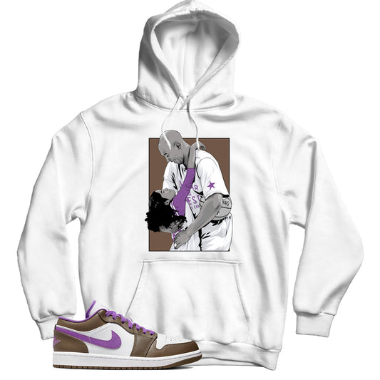 Jordan 1 Low Purple Mocha hoodie