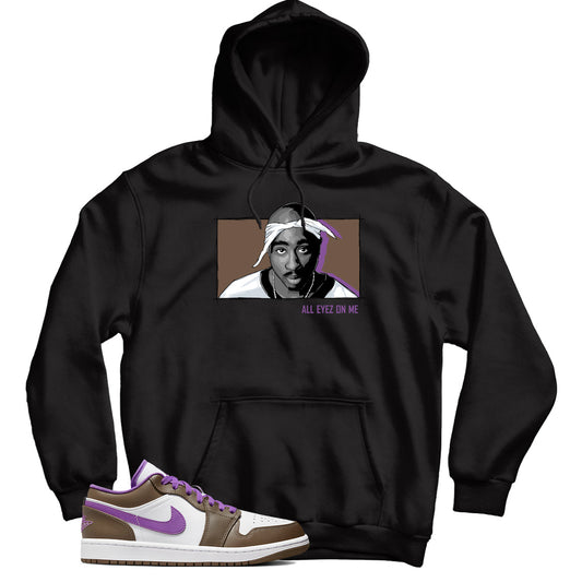 Hoodie Match Jordan 1 Low Purple Mocha