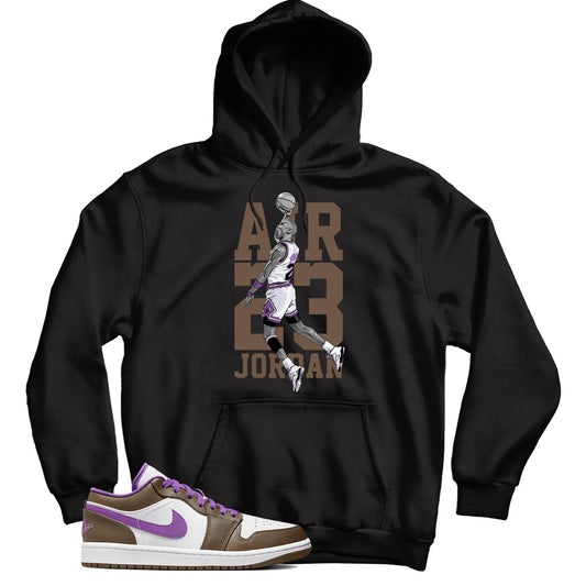 Jordan 1 Low Purple Mocha hoodie