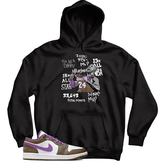 Jordan 1 Low Purple Mocha hoodie