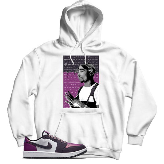 Jordan 1 Low Golf Purple Smoke hoodie