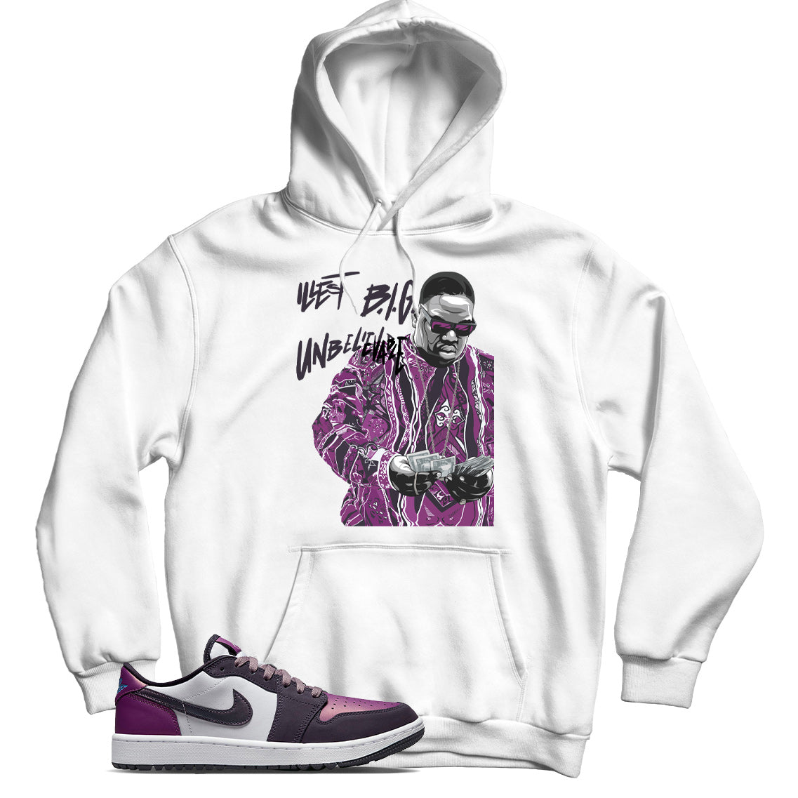 Jordan Low Golf Purple Smoke hoodie