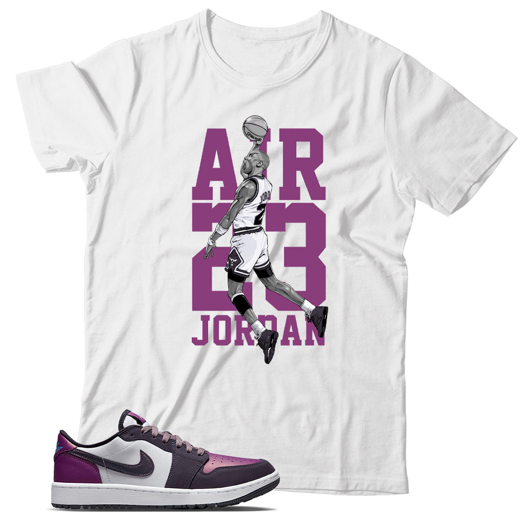 Jordan Low Golf Purple Smoke shirt
