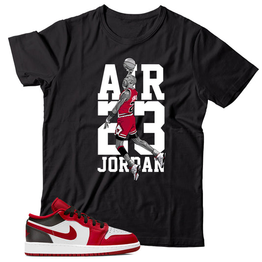 Jordan Low Reverse Black Toe shirt