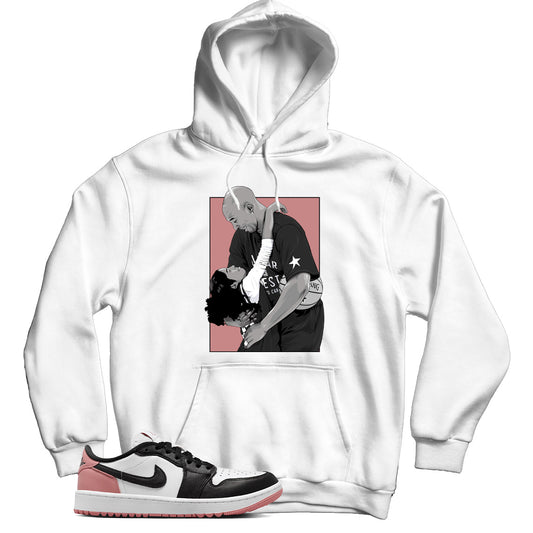 Jordan 1 Low Rust Pink hoodie