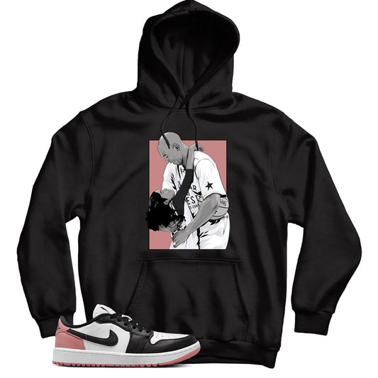 Jordan 1 Low Rust Pink hoodie