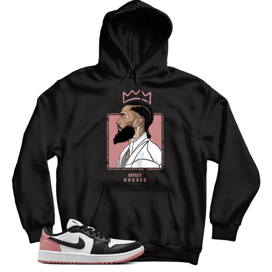 Jordan 1 Rust Pink hoodie