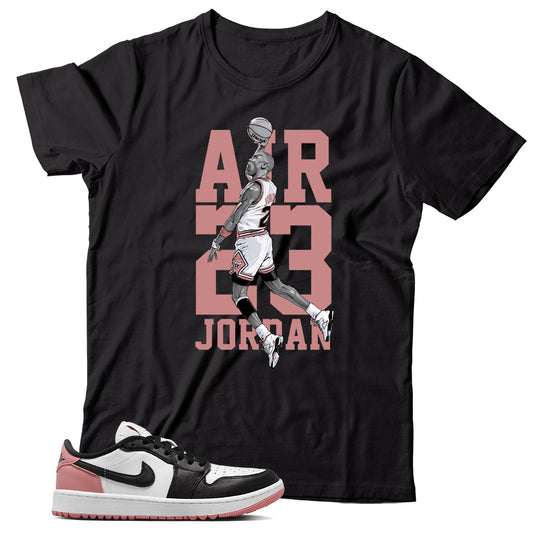 Jordan 1 Low Rust Pink shirt