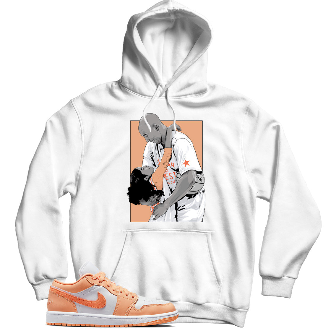 Air Jordan 1 Low Sunset Haze hoodie